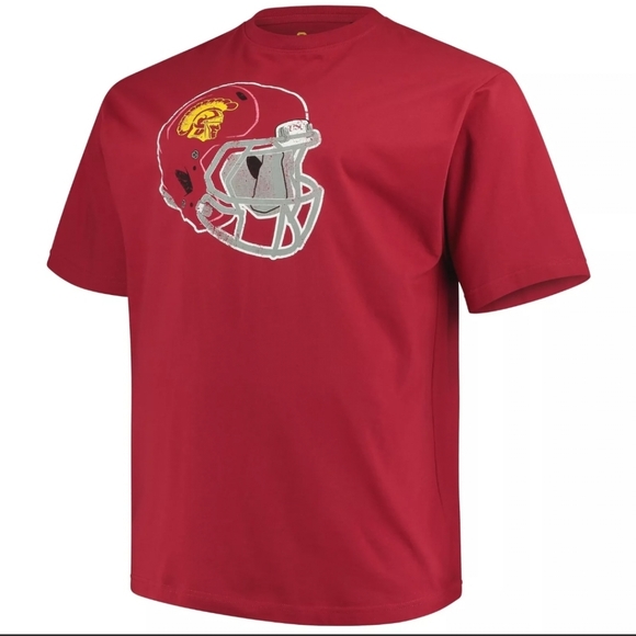 Men's Profile Cardinal USC Trojans Big & Tall On Field T-Shirt Size XLT NWT. - Picture 2 of 7